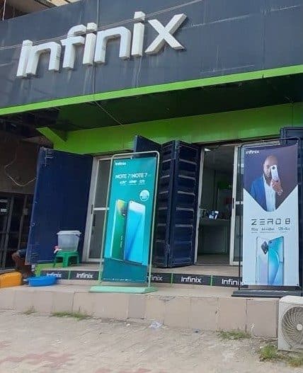 Our storefront — Infinix experience store, Lagos